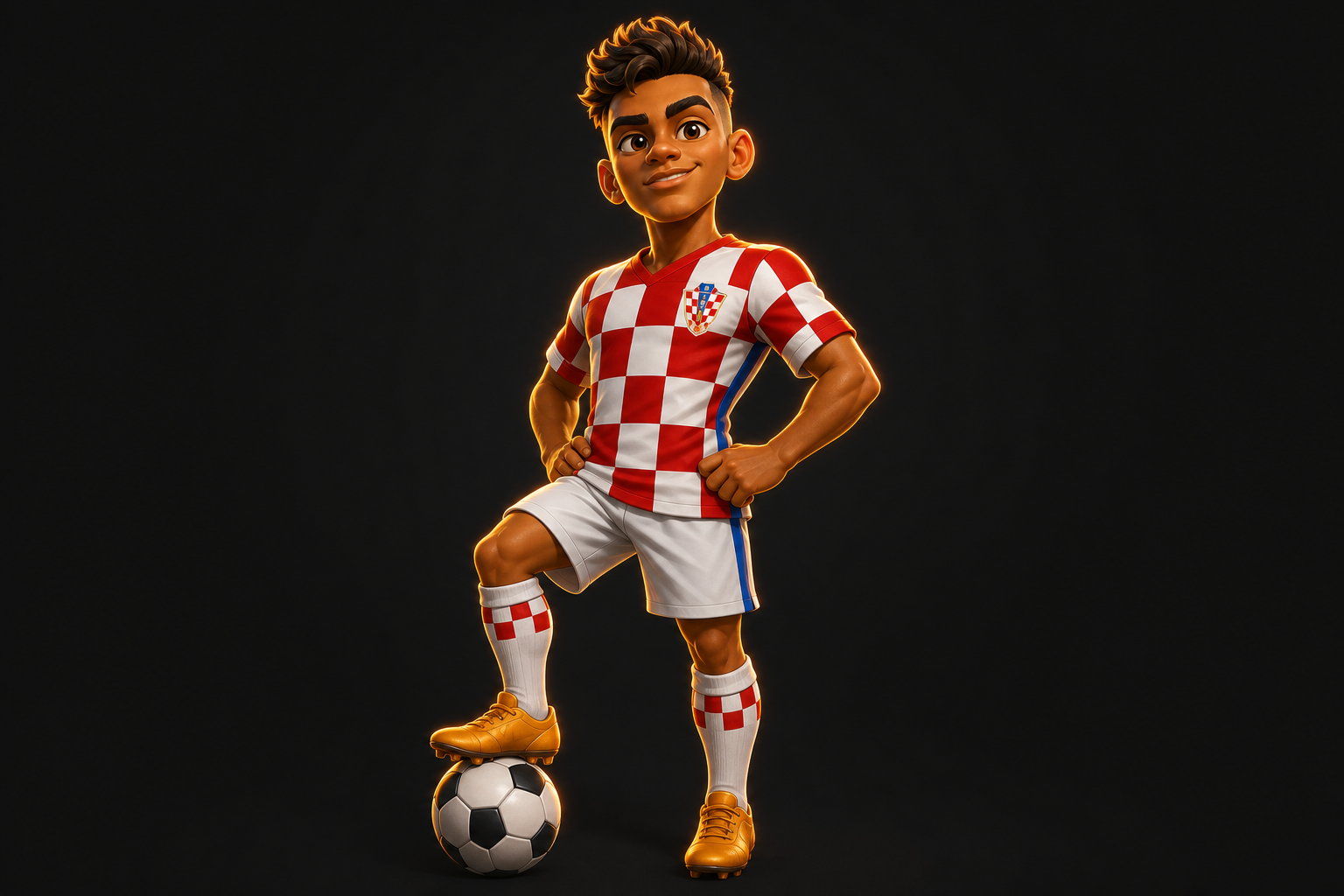 Croatia featured player cartoon